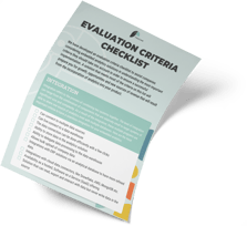 Evalution criteria checklist